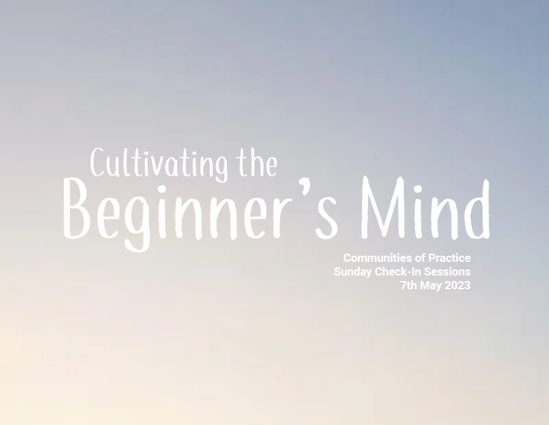 Cultivating the Beginner's Mind
